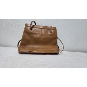 Wilson Leather Brown Double Handle Shoulder Handbag Purse